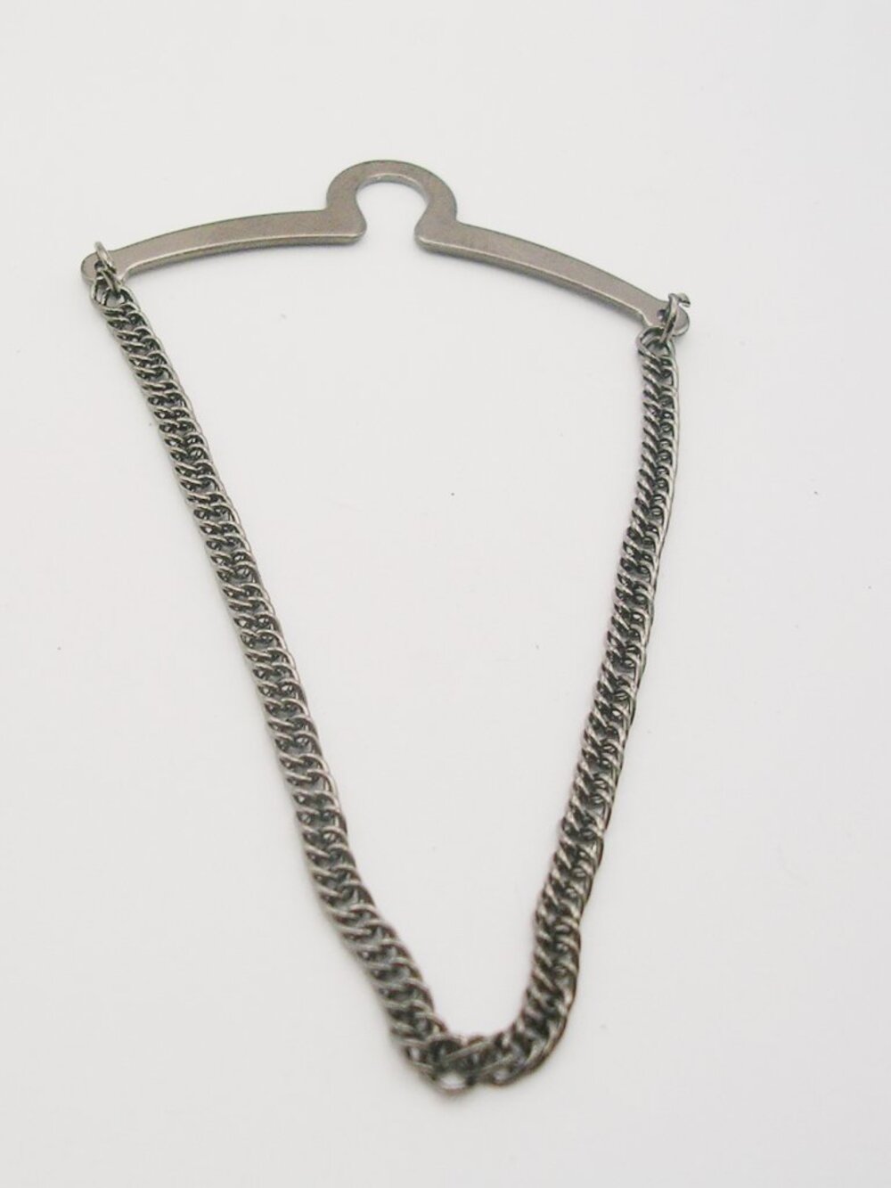 Tie Chain over button style black color vintage Necktie Accessory Formal Wear